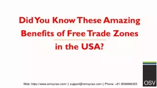 Did You Know These Amazing Benefits of Free Trade Zones in the USA