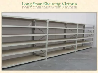 Long Span Shelving Victoria