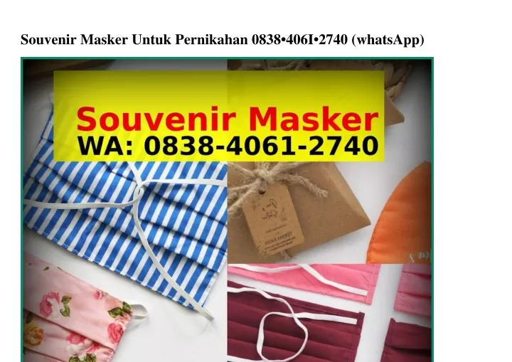 souvenir masker untuk pernikahan 0838 406i 2740