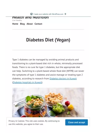 Diabetes Diet (Vegan)