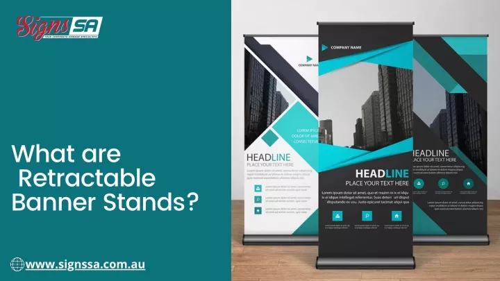 what are retractable banner stands