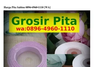 Harga Pita Sablon Ö8ᑫᏮ~ԿᑫᏮÖ~lllÖ(whatsApp)