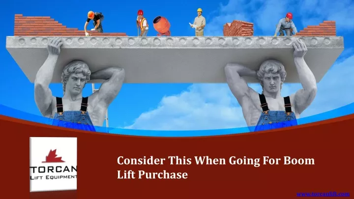 consider this when going for boom lift purchase