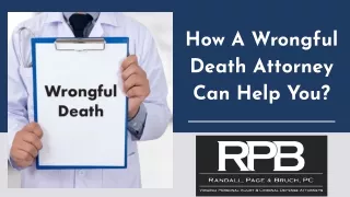 How A Wrongful Death Attorney Can Help You?