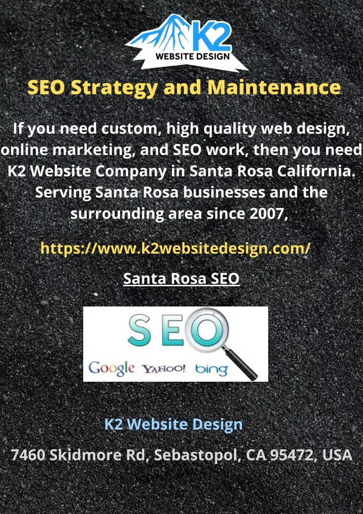 seo strategy and maintenance