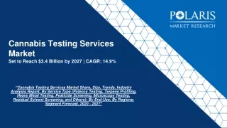 cannabis testing services market set to reach 3 4 billion by 2027 cagr 14 9