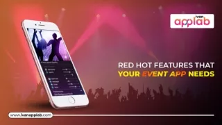 Red Hot Features That Your Event App Needs