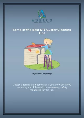 some of the best diy gutter cleaning tips