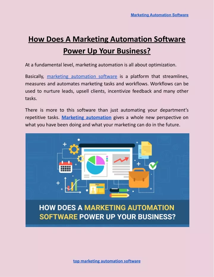 marketing automation software