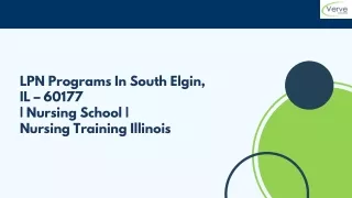 join verve college for NURSING TRAINING ILLINOIS