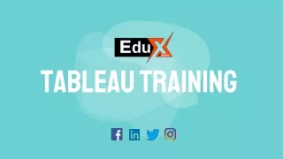 tableau training