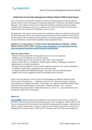 point of care data management software market