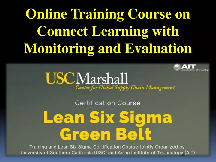 online training course on connect learning with