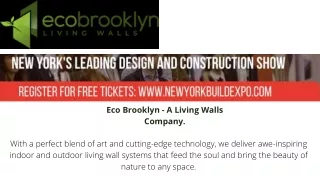 Eco Brooklyn - A Living Walls Company.