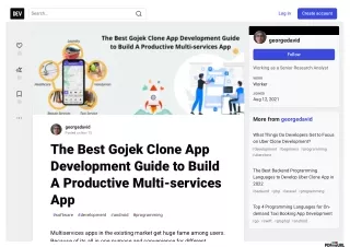 SpotnRides:The Best Gojek Clone App Development Guide to Build A Productive Multi-services App