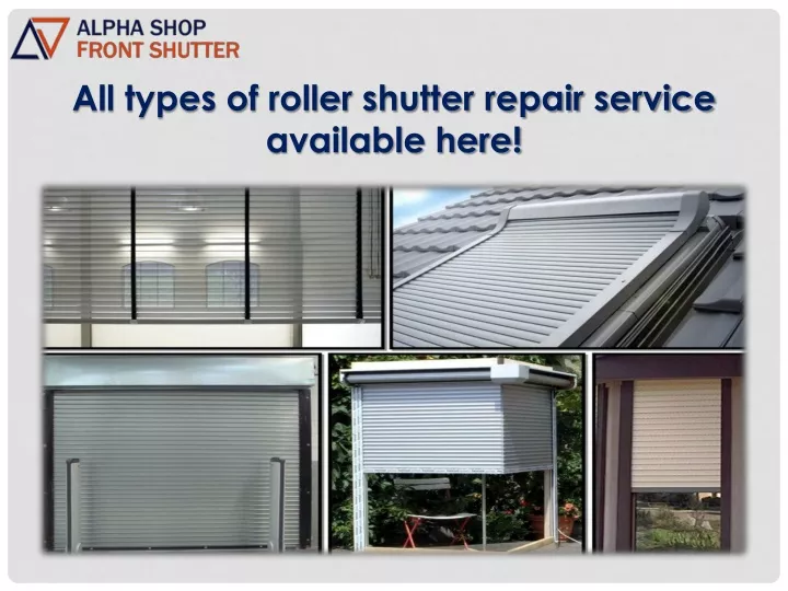 all types of roller shutter repair service