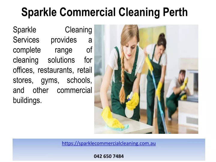 sparkle commercial cleaning perth