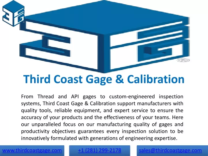 third coast gage calibration