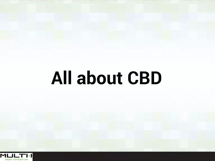 all about cbd