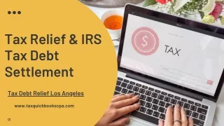 Tax Relief & IRS Tax Debt Settlement In Los Angeles