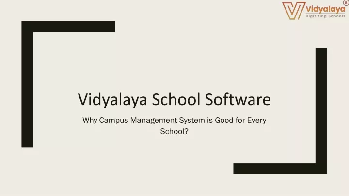 vidyalaya school software