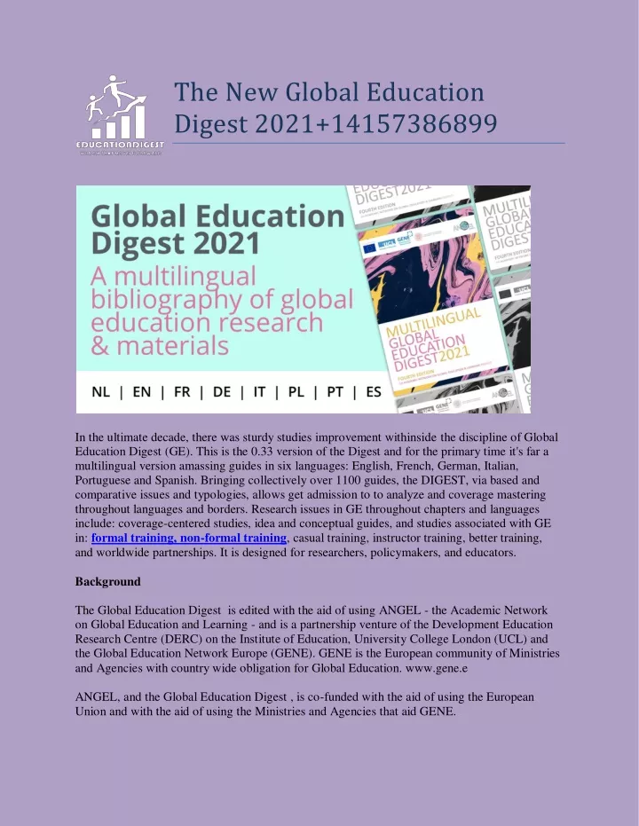 the new global education digest 2021 14157386899
