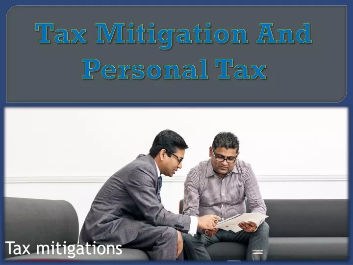 tax mitigation and personal tax