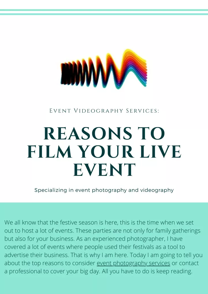 event videography services