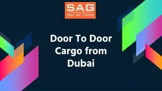 Door To Door Cargo from Dubai