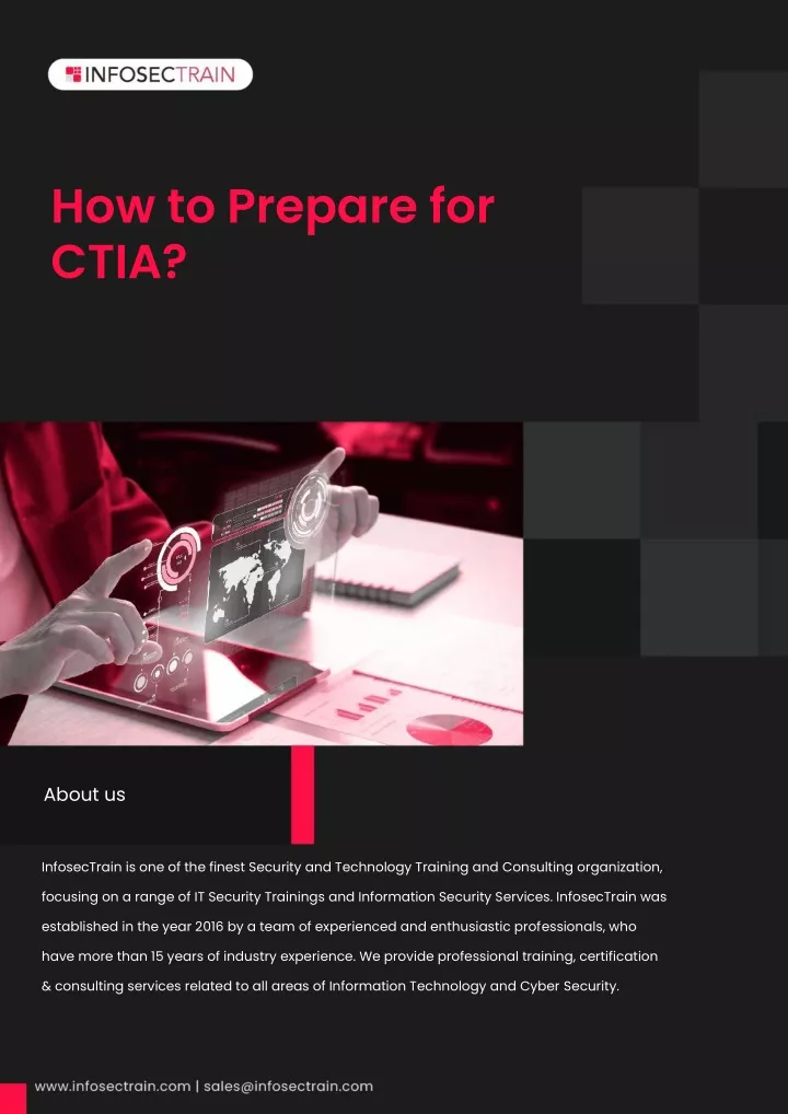 how to prepare for ctia