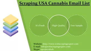 scraping usa cannabis email list