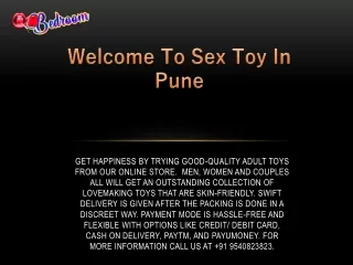 Sex toys in Pune