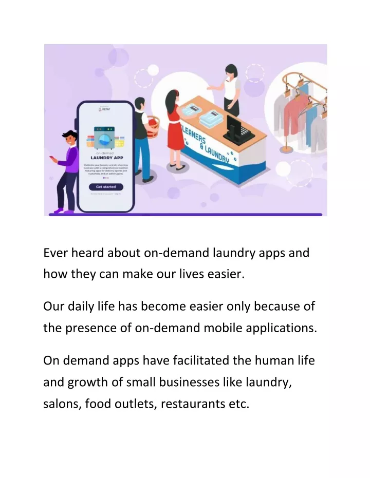 ever heard about on demand laundry apps