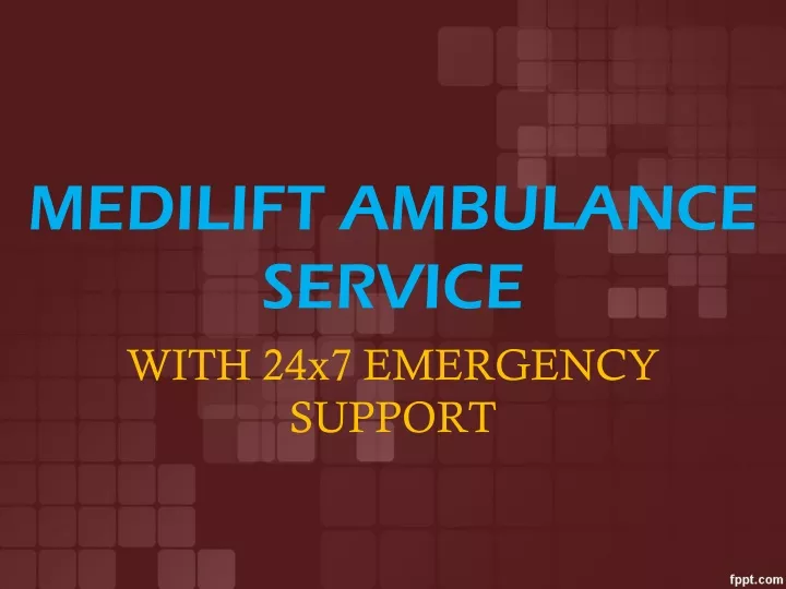 medilift ambulance service