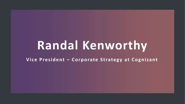 randal kenworthy