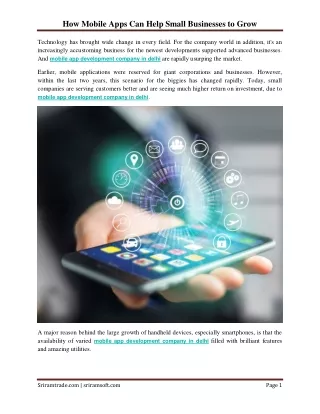 how mobile apps can help small businesses to grow