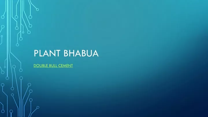 plant bhabua