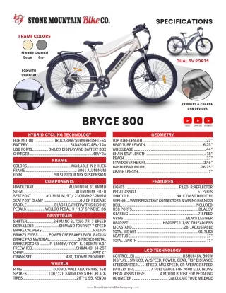 E-Bikes BRYCE 800 - Beige