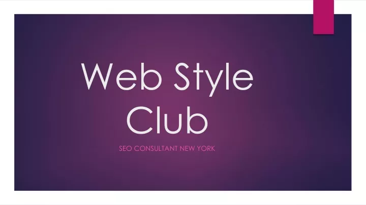 web style club