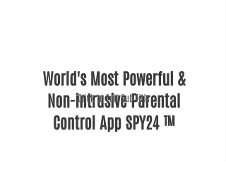 Mobile Spy Software Tracker Monitoring Android iPhone - SPY24 ™