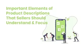 Important Elements of Product Descriptions That Sellers Should Understand