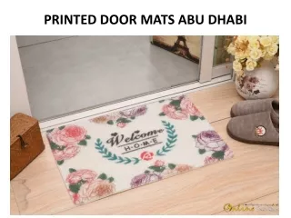 printed door mats abu dhabi