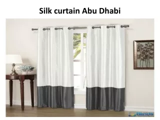 silk curtain abu dhabi