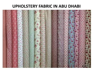 upholstery fabric in abu dhabi