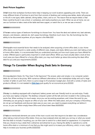 desk picture suppliers