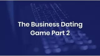The Business Dating Game Part 2