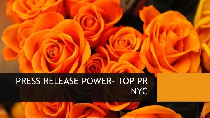 press release power top pr nyc