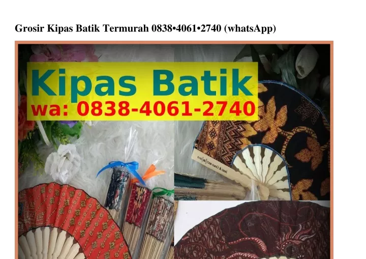 grosir kipas batik termurah 0838 4061 2740