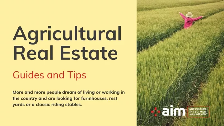 agricultural real estate guides and tips