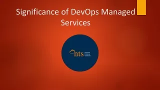 Significance of DevOps managed services